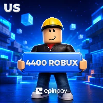 Roblox 4400 Robux Gift Card US – Epinpay ile Güvenli Alışveriş
