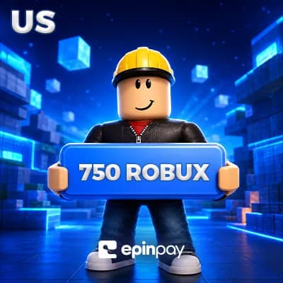 Roblox 750 Robux Gift Card US – Epinpay ile Güvenli Alışveriş