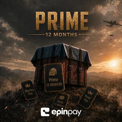 PUBG Mobile Prime 12 Aylık | 7/24 Anında, Güvenli Teslimat