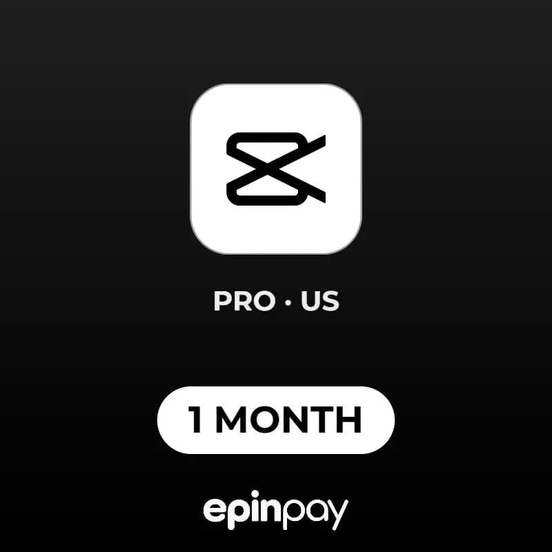CapCut Pro 1 Month (US) | Epinpay