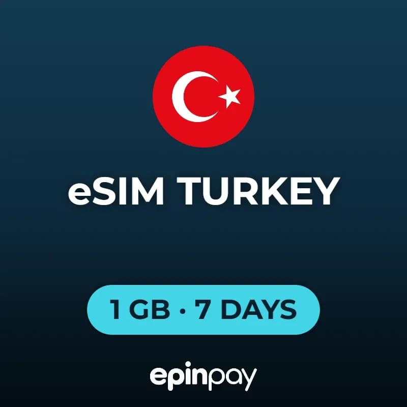 eSIM Turkey 1 GB 7 Days | Epinpay