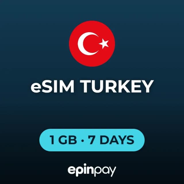 eSIM Turkey 1 GB 7 Days | Epinpay