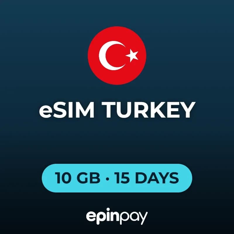 eSIM Turkey 10 GB 15 Days | Epinpay