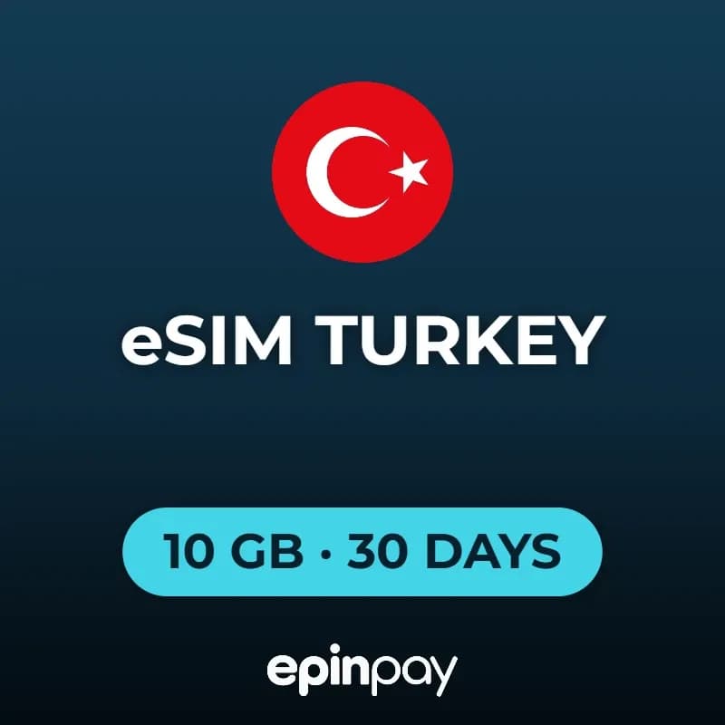 eSIM Turkey 10 GB 30 Days | Epinpay