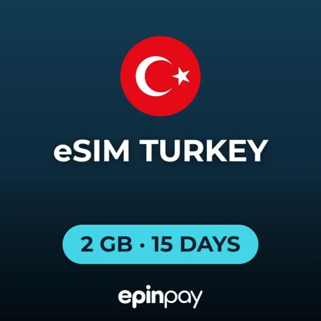 eSIM Turkey 2 GB 15 Days | Epinpay