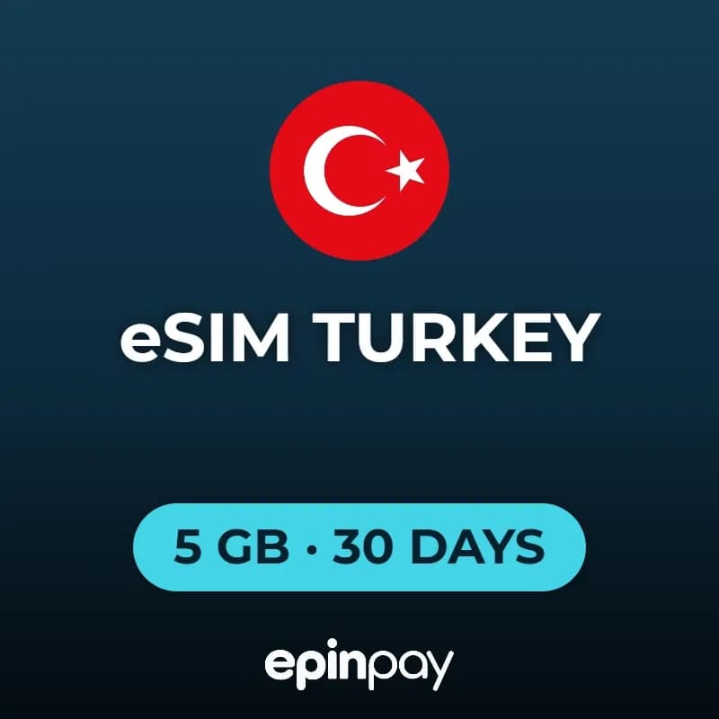 eSIM Turkey 5 GB 30 Days | Epinpay