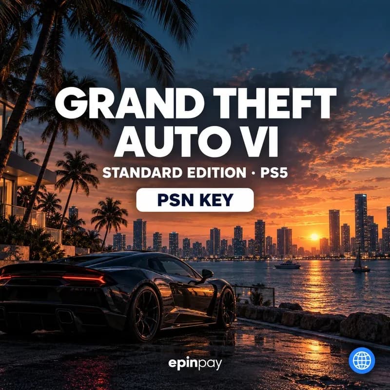 Grand Theft Auto VI Standard Edition (PS5) PSN Key | Epinpay