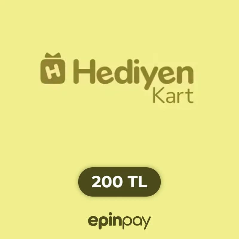 Hediyen Kart 200 TL | Epinpay