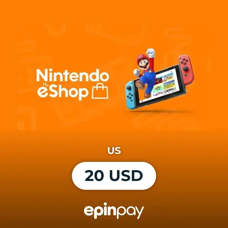 Nintendo eShop Gift Card 20 USD (US) | Epinpay