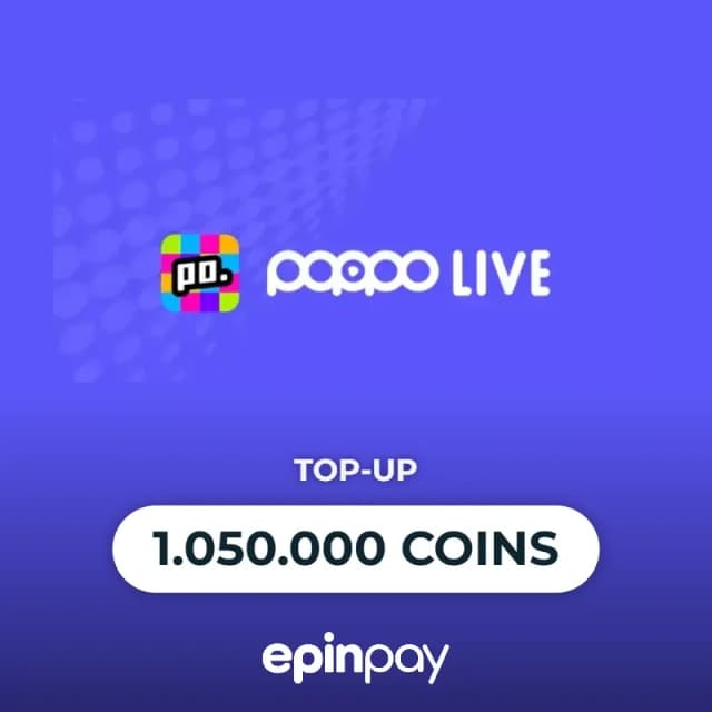 Poppo Live 1.050.000 Coins | Epinpay