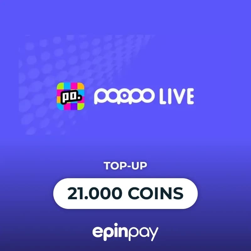 Poppo Live 21.000 Coins | Epinpay