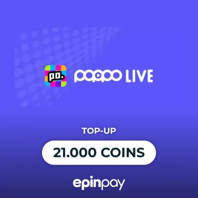 Poppo Live 21.000 Coins | Epinpay