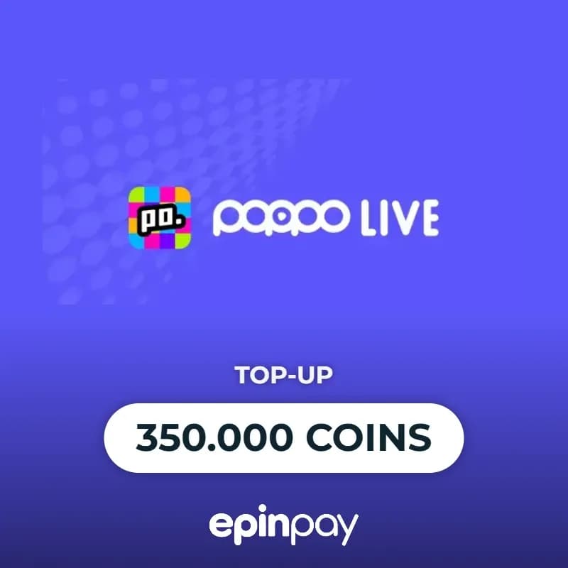 Poppo Live 350.000 Coins | Epinpay