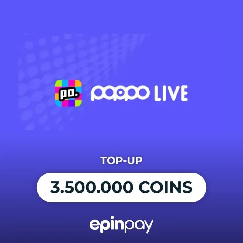 Poppo Live 3.500.000 Coins | Epinpay