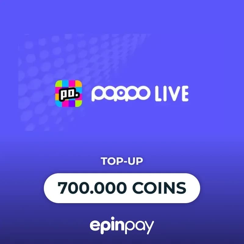 Poppo Live 700.000 Coins | Epinpay
